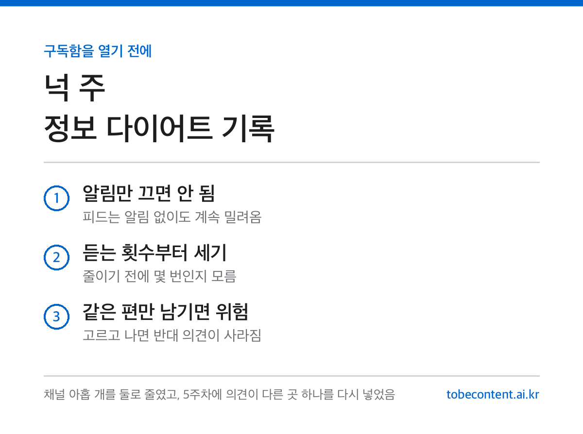 투자 정보 다이어트 넉 주 기록 카드